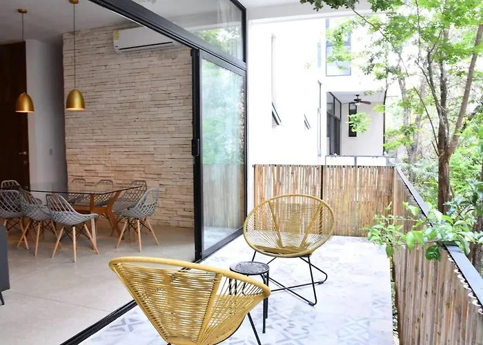 Beauty Designed 4 Queen In W Amenities Apartment Tulum